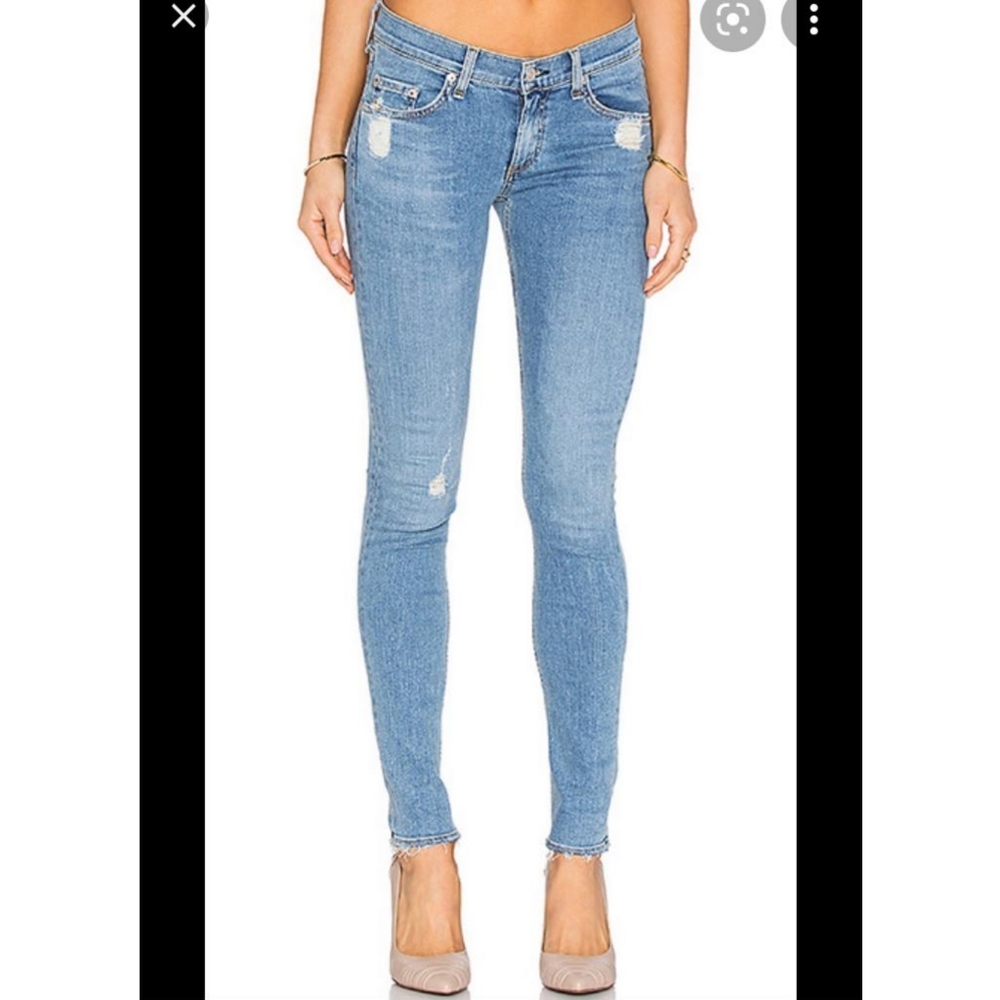 Rag and bone ripped jeans
